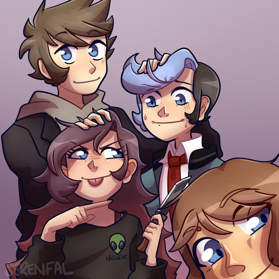 Example bust, shaded, +3 characters - $85